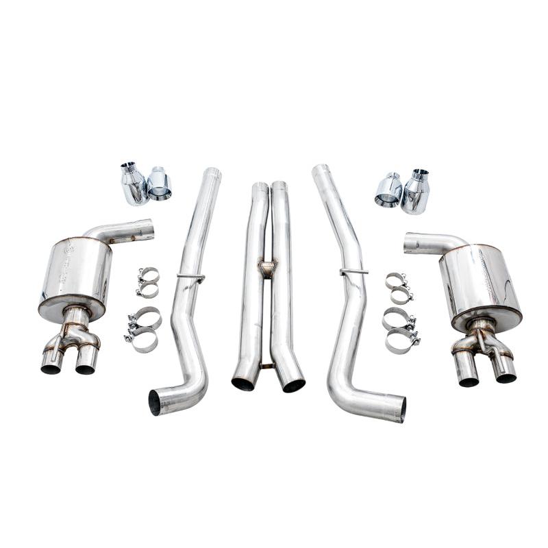 AWE Tuning 2015+ Dodge Challenger 6.4L/6.2L Non-Resonated Touring Edition Exhaust - Use Stock Tips-SR1 Performance