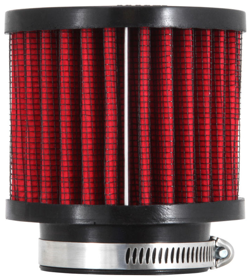 K&N 1.75 inch Vent 3 inch D 2.5 inch H Air Filter - Rubber Top-SR1 Performance