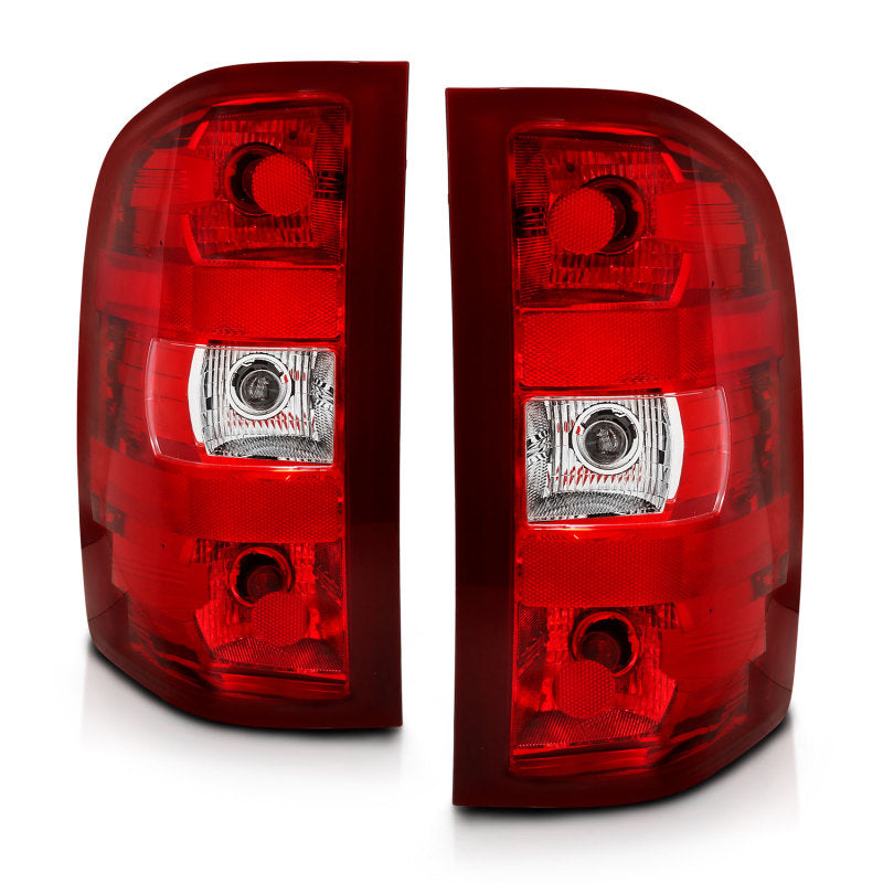 ANZO 2007-2013 Chevy Silverado Taillight Red/Clear Lens (OE Replacement)-SR1 Performance