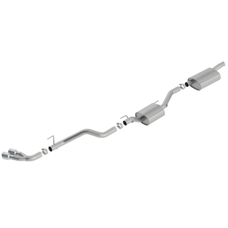 Borla 2020 Jeep Gladiator JT 3.6L V6 AWD Touring Dual Side Catback w/ Chrome Tips-SR1 Performance