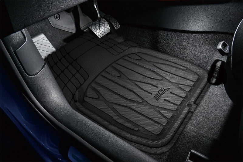 3D MAXpider 777-1 Universal Kagu Black Mat 4pcs (Size: L Front L 28in x W 21in Rear L 20in x 21in)-SR1 Performance