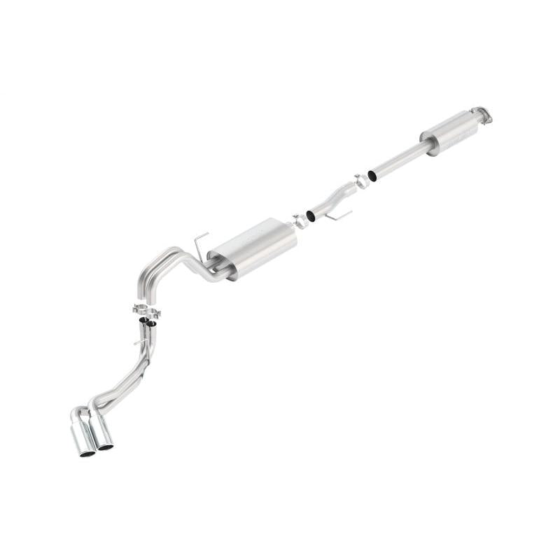 Borla 15-16 Ford F-150 3.5L EcoBoost Ext. Cab Std. Bed Catback Exhaust Touring Truck Side Exit-SR1 Performance