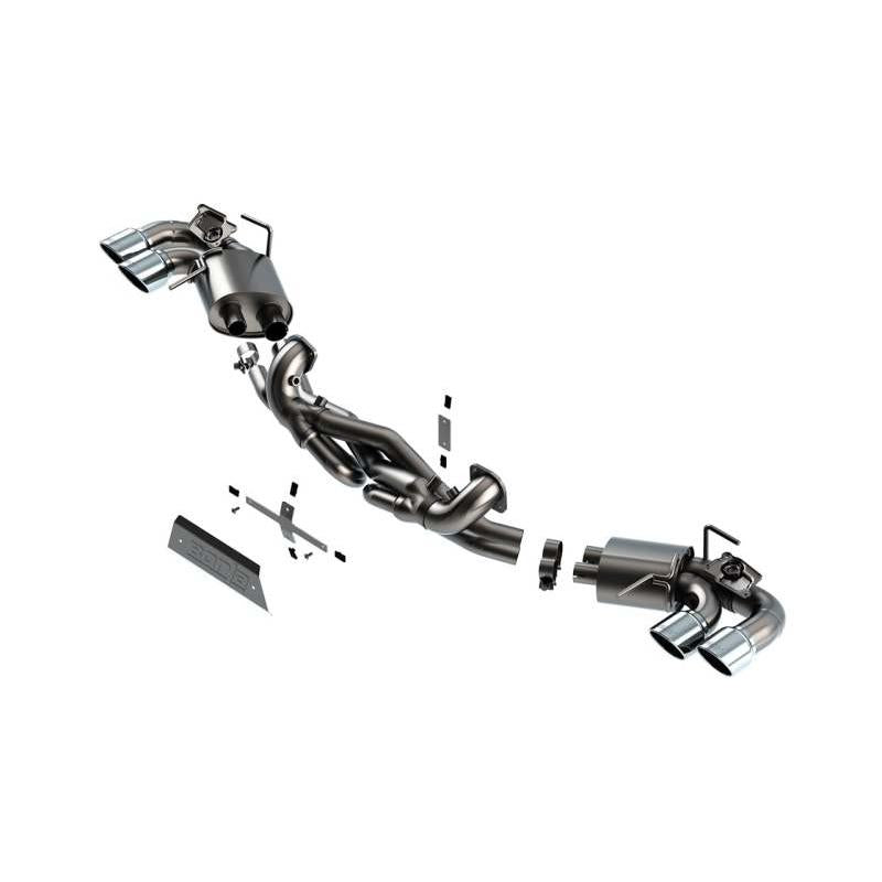 Borla 20-23 Chevrolet Corvette Stingray ATAK Cat-Back Exhaust System (Euro Spec)-SR1 Performance