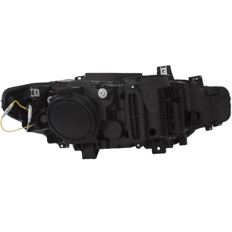 ANZO 2012-2015 BMW 3 Series Projector Headlights w/ U-Bar Black-SR1 Performance
