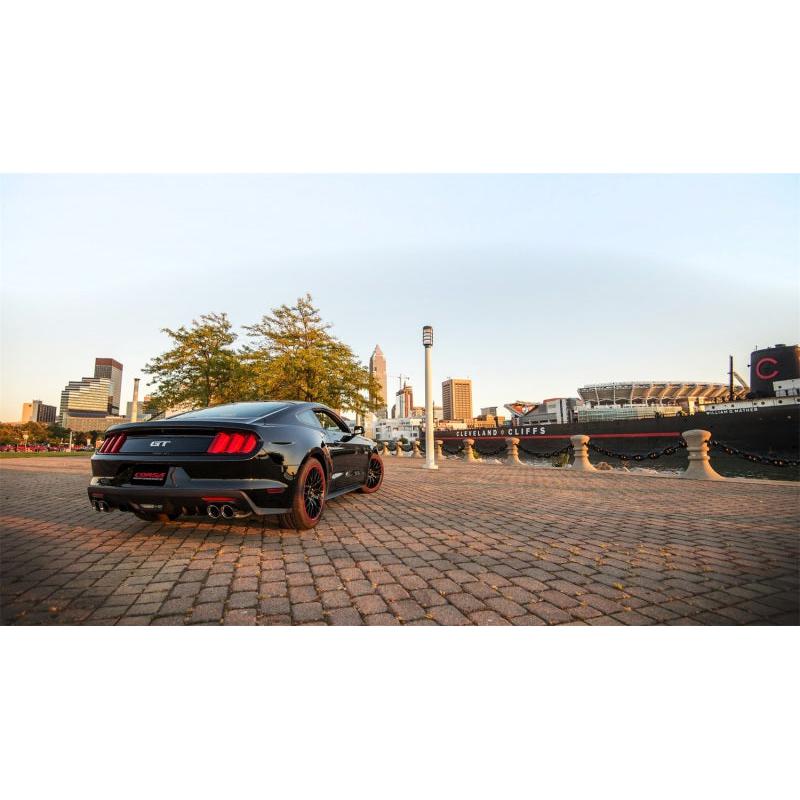 Corsa 2015-2017 Ford Mustang GT 5.0 3in Axle Back Exhaust Polish Quad Tips (Sport)-SR1 Performance