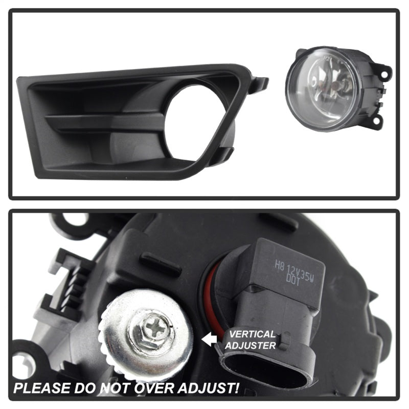 Spyder Ford Mustang 10-12 OEM Fog Light W/Universal Switch- Clear FL-FM2015-C-SR1 Performance