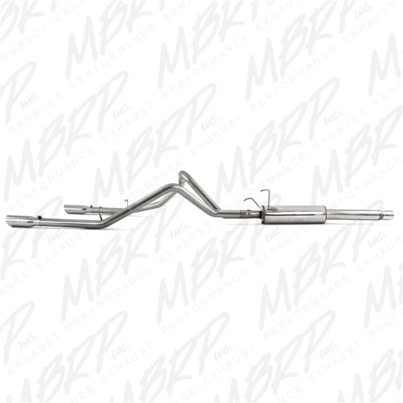 MBRP 2003 Dodge Ram Hemi 1500 5.7L SC/CC-SB Cat Back Dual Split Rear-SR1 Performance