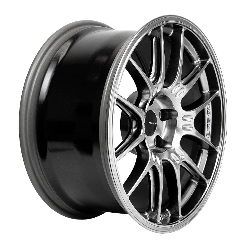Enkei GTC02 18x9 5x112 25mm Offset 66.5mm Bore Hyper Silver Wheel-SR1 Performance