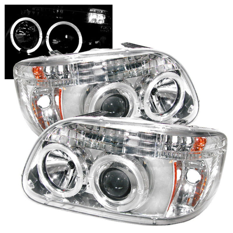 Spyder Ford Explorer 95-01 1PC Projector Headlights LED Halo Chrm PRO-YD-FEXP95-HL-1PC-C-SR1 Performance