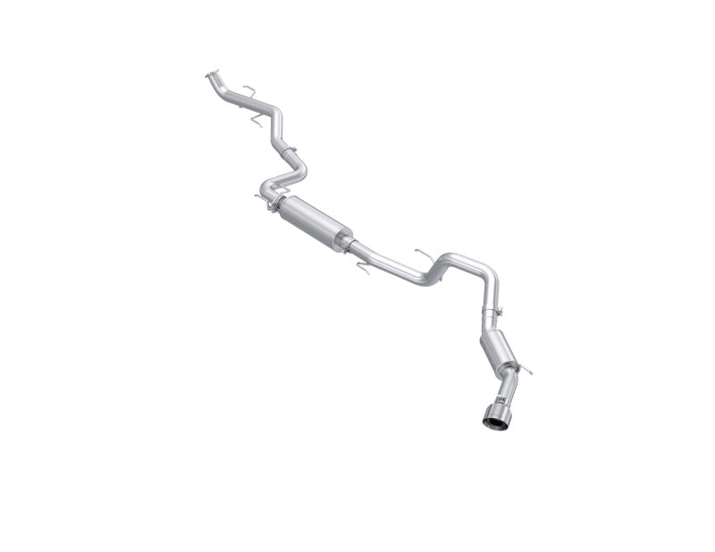 MBRP 2024 Toyota Tacoma Aluminized Steel 3in Cat-Back Single Side Exit-SR1 Performance