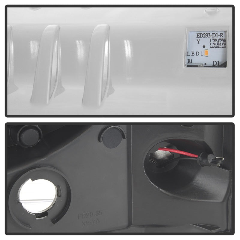 Spyder 05-07 Ford F250/350/450 SD Ver 2 Proj Headlights - Light Bar DRL - Black PRO-YD-FS05V2-LB-C-SR1 Performance