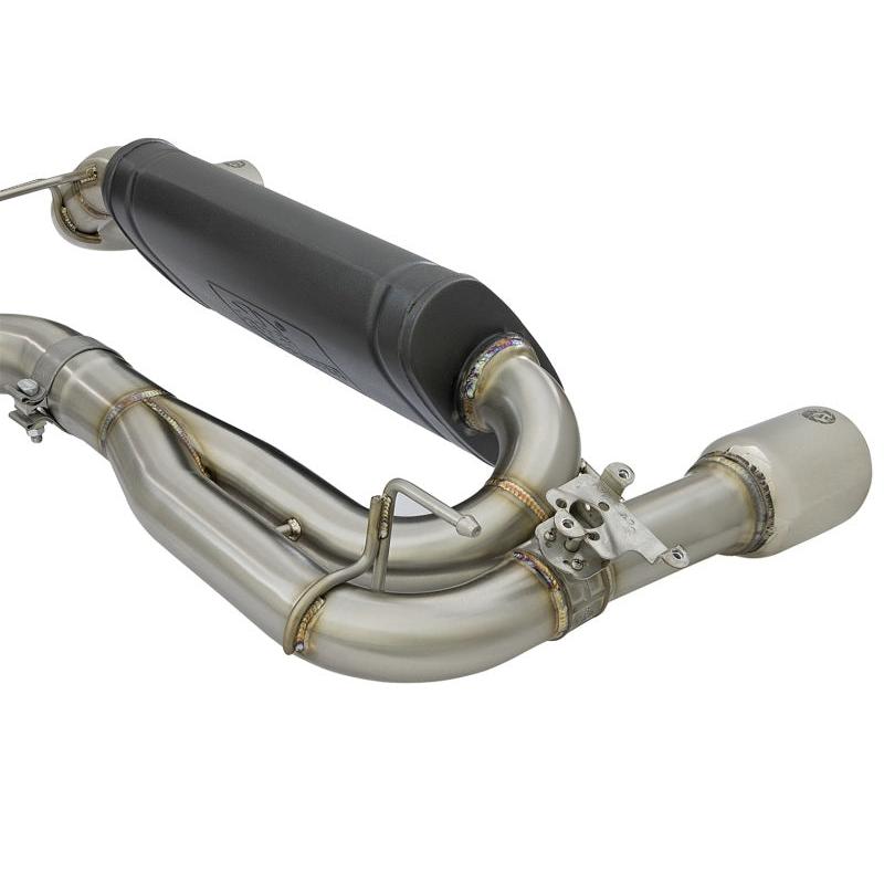aFe MACHForce XP 16-17 BMW 340i/iX 440i/iX L6-3.0L (t) SS Axle-Back Exhaust w/Polished Tips-SR1 Performance