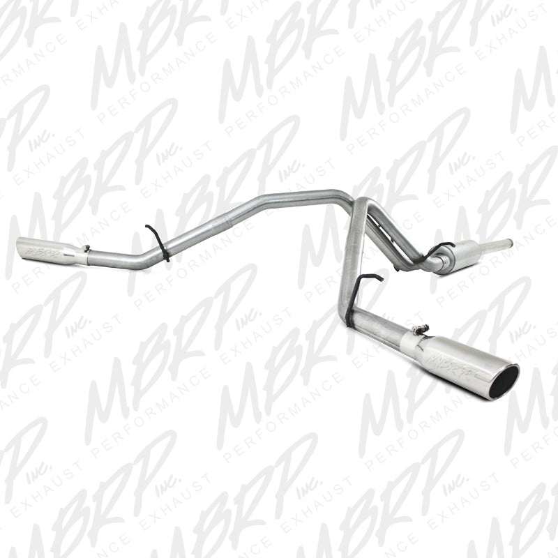 MBRP 2009 Chev/GMC 1500 4.8/5.3L EC/CC (excluding 8 bed) Cat Back Dual Split Side-SR1 Performance