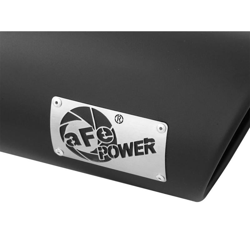 aFe Diesel Exhaust Tip Bolt On Black 5in Inlet x 6in Outlet x 12in Long-SR1 Performance