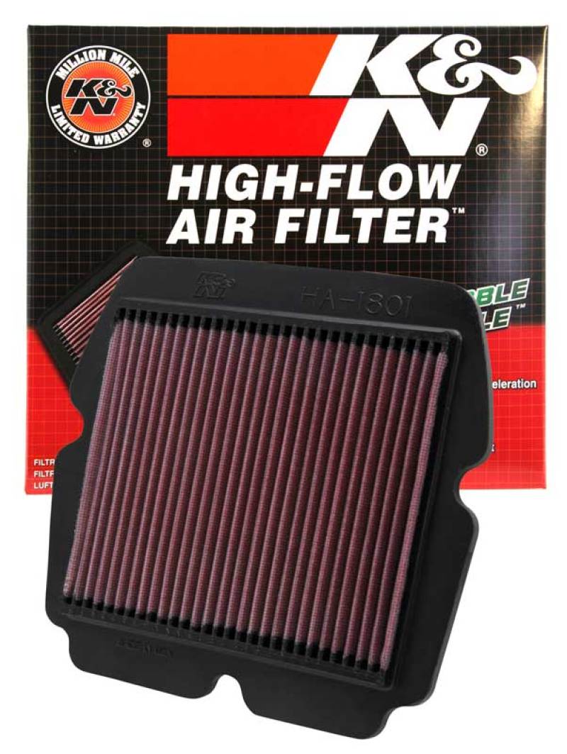 K&N 01-08 Honda GL1800 Gold Wing Replacement Air Filter-SR1 Performance