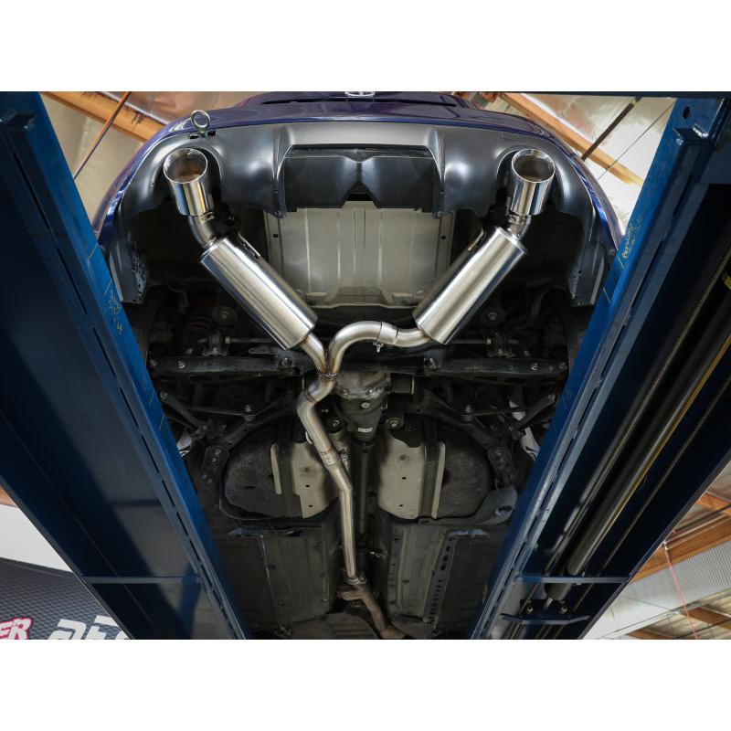 aFe Takeda Exhaust Axle-Back 13-15 Scion FRS / Subaru BRZ 304SS Black Dual Tips Exhaust-SR1 Performance