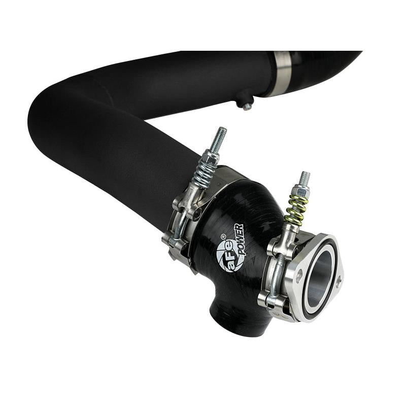 aFe BladeRunner 2.5in Aluminium Hot Side Charge Pipe 15-20 Subaru WRX 2.0T - Black-SR1 Performance