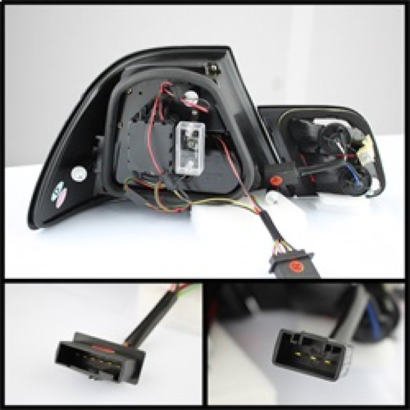 Spyder BMW E46 00-03 2Dr Coupe Light Bar LED Tail Lights Blk ALT-YD-BE4600-LBLED-BK-SR1 Performance