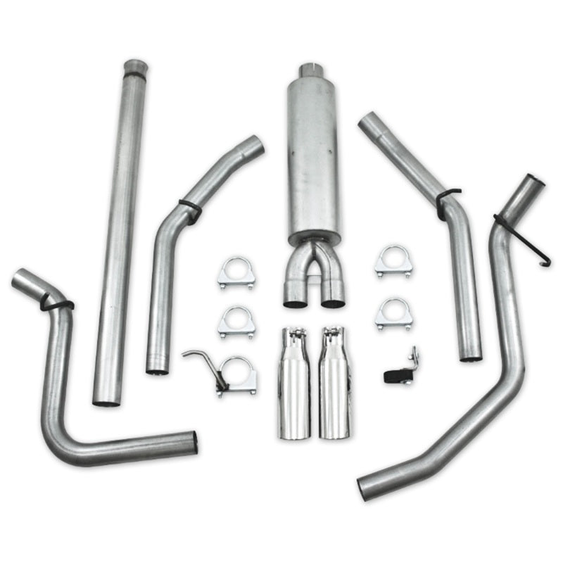 MBRP 2009 Chev/GMC 1500 4.8/5.3L EC/CC (excluding 8 bed) Cat Back Dual Split Rear-SR1 Performance