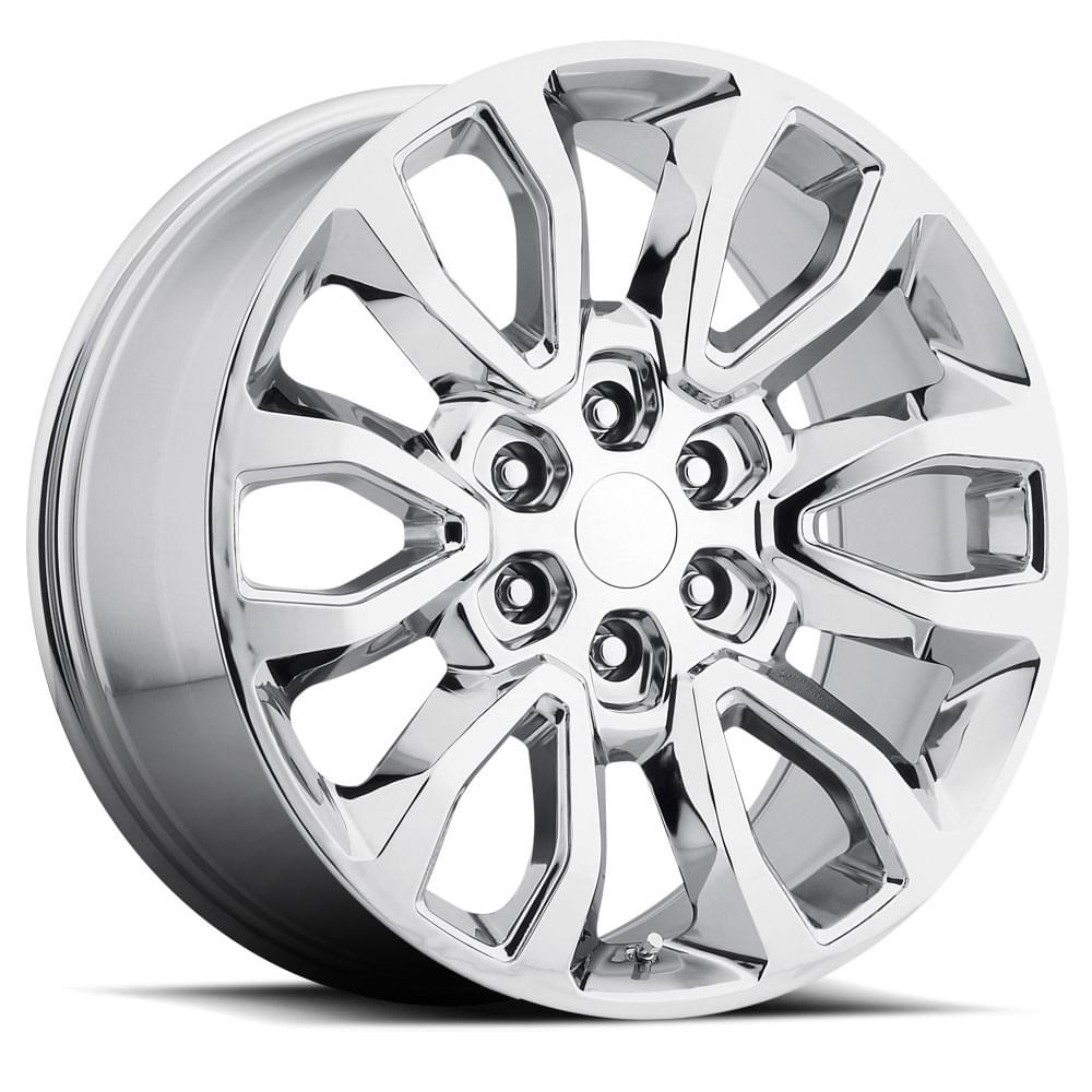 20X9 6X135 +30 HB 87.0 RAPTOR CHROME WITH CAP-SR1 Performance
