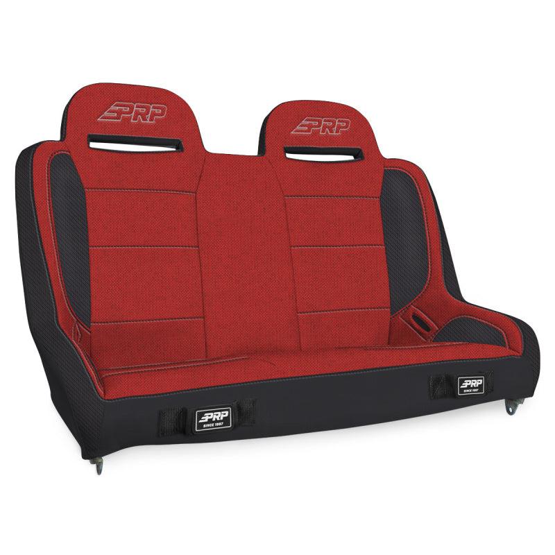 PRP Jeep Wrangler JKU/JLU Elite Series Rear Bench- Red-SR1 Performance