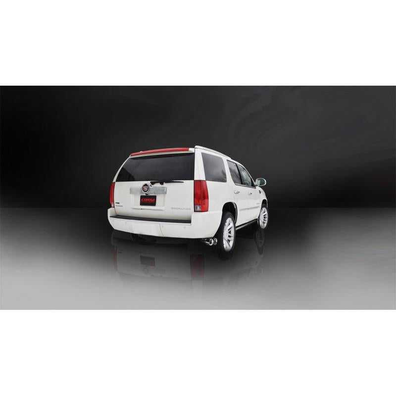 Corsa 2011-2014 Cadillac Escalade ESV 6.2L V8 Polished Sport Cat-Back Exhaust-SR1 Performance