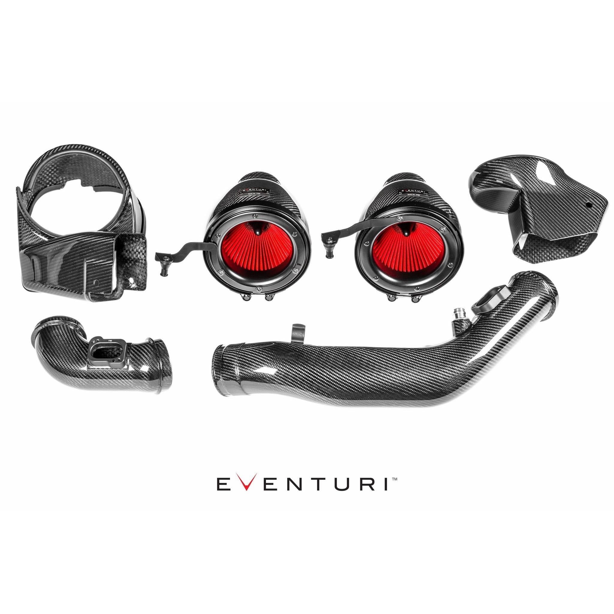 Eventuri BMW F87 M2 Competition / M2 CS S55 Black Carbon Intake System-SR1 Performance