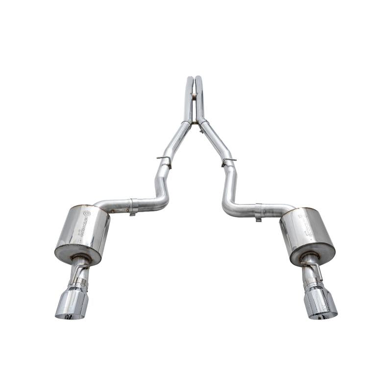 AWE Tuning 2017+ Dodge Charger 5.7L Touring Edition Exhaust - Non-Resonated - Chrome Silver Tips-SR1 Performance