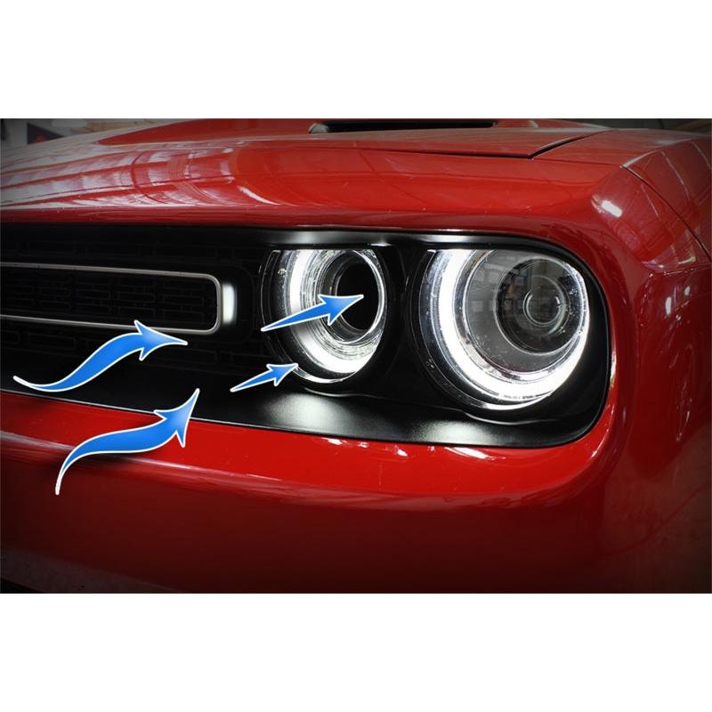 aFe Dynamic Air Scoop 2015 Dodge Challenger V6-3.6 / V8-5.7/6.4L HEMI - BLK-SR1 Performance
