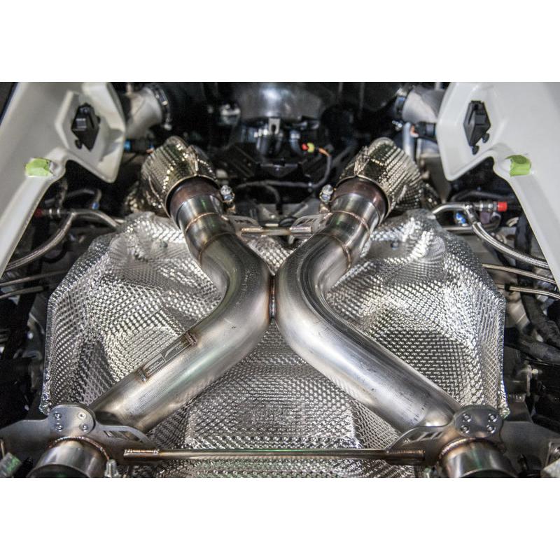 AWE Tuning McLaren 650S Performance Exhaust - Machined Tips-SR1 Performance
