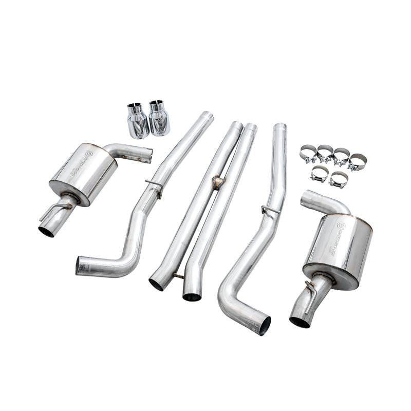 AWE Tuning 2015+ Dodge Charger 6.4L/6.2L SC Non-Resonated Touring Edition Exhaust - Silver Tips-SR1 Performance