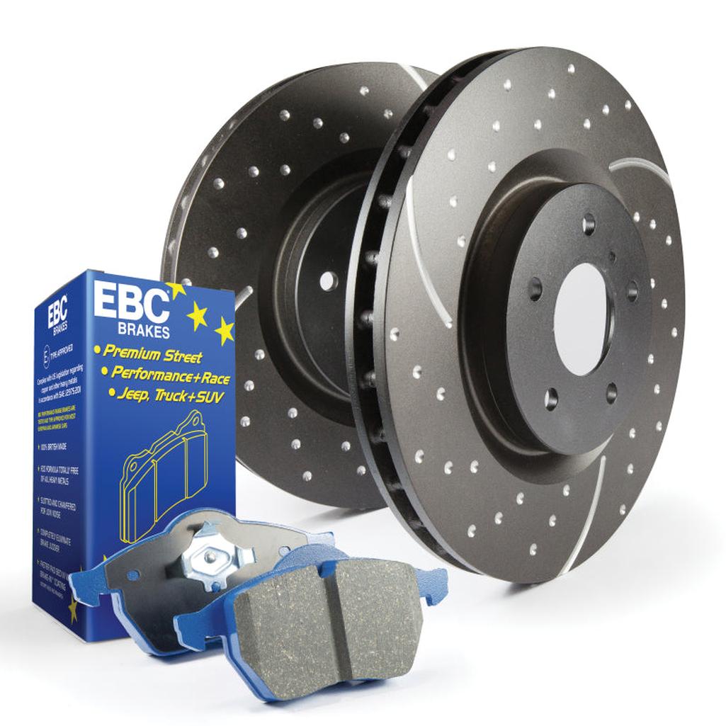 EBC S6 Kits Bluestuff Brake Pads and GD Rotors for Ford Mustang (2005-2010)