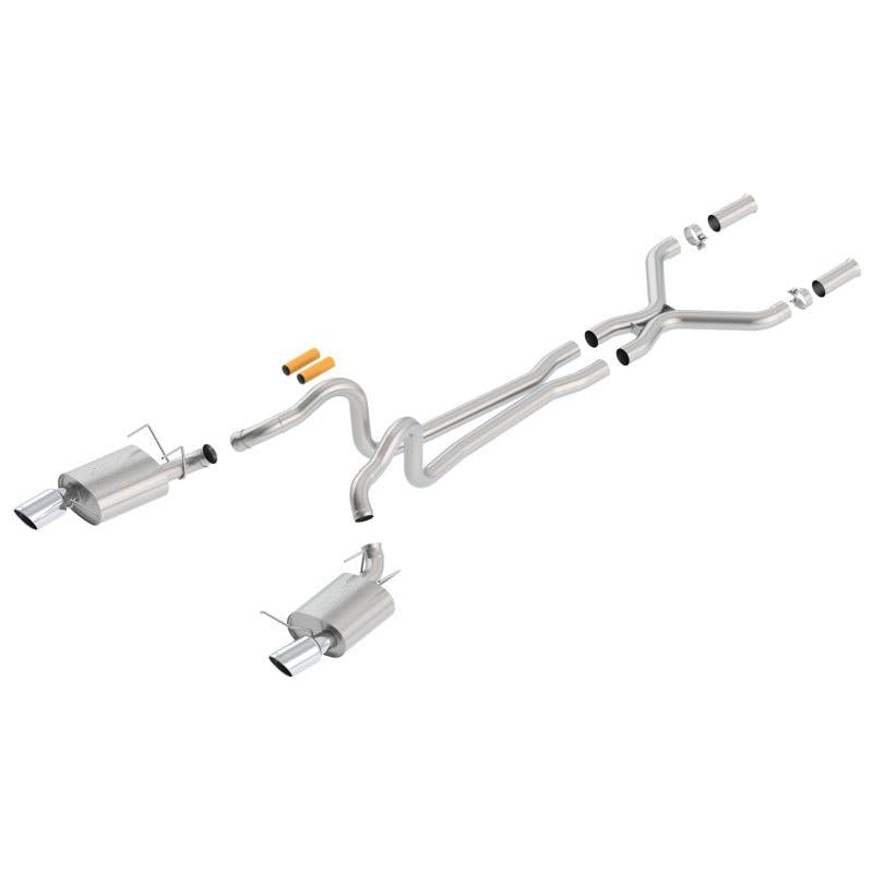Borla 13-14 Mustang GT/Boss 302 5.0L V8 RWD Single Split Rear Exit ATAK Catback Exhaust-SR1 Performance