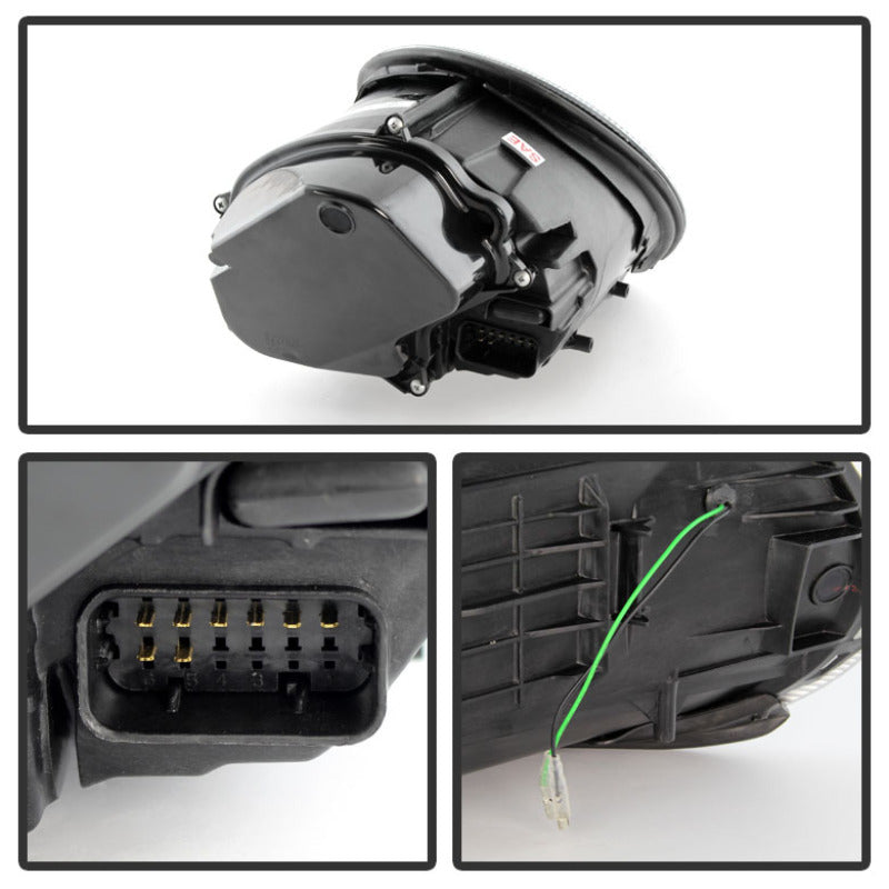 Spyder Porsche 911 05-09 Projector Headlights Xenon/HID Model- DRL LED Blk PRO-YD-P99705-HID-DRL-BK-SR1 Performance