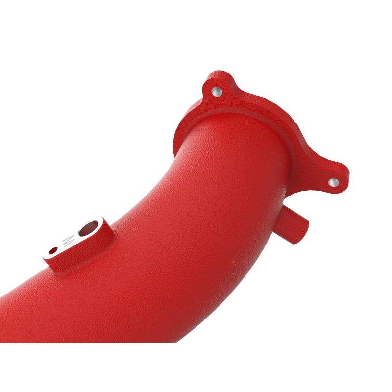 aFe BladeRunner Red 2-3/4in Aluminum Charge Pipe 2021 Toyota Supra GR (A90) I4-2.0L (t) B48-SR1 Performance