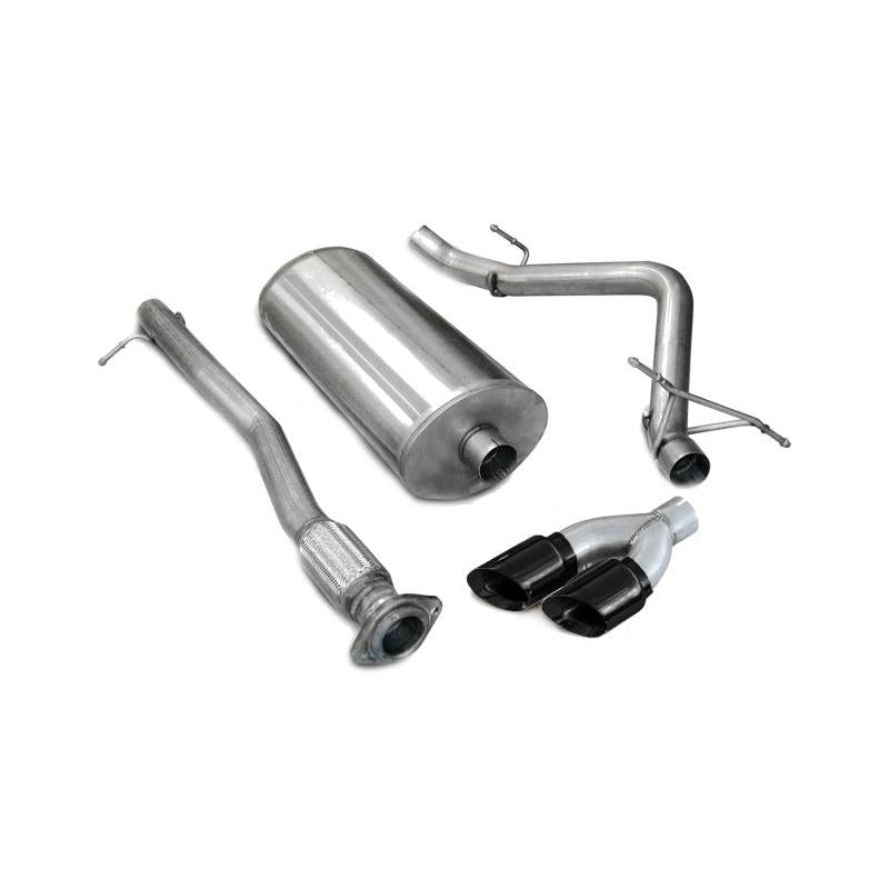 Corsa 2007-2008 Chevrolet Silverado Crew Cab/Short Bed 1500 5.3L V8 Black Sport Cat-Back Exhaust-SR1 Performance