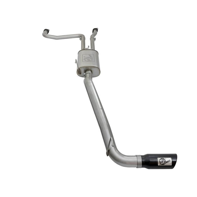 aFe MACHForce XP 2.5in Cat-Back Exhaust System w/ Black Tip Nissan Frontier 17-19 V8-5.6L-SR1 Performance