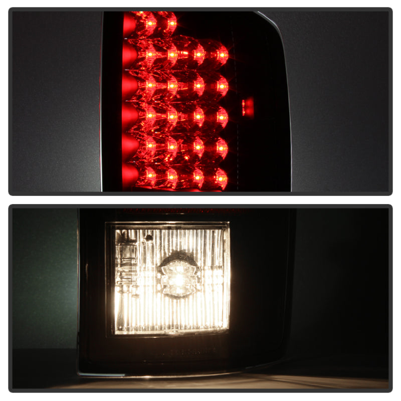 Spyder Dodge Ram 07-08 1500/Ram 07-09 2500/3500 LED Tail Lights Black Smoke ALT-YD-DRAM06-LED-BSM-SR1 Performance