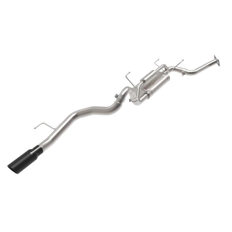 aFe 24-25 Toyota Land Cruiser 2-1/2in to 3in 304 SS Cat-Back Exhaust System w/ Black Tip-SR1 Performance