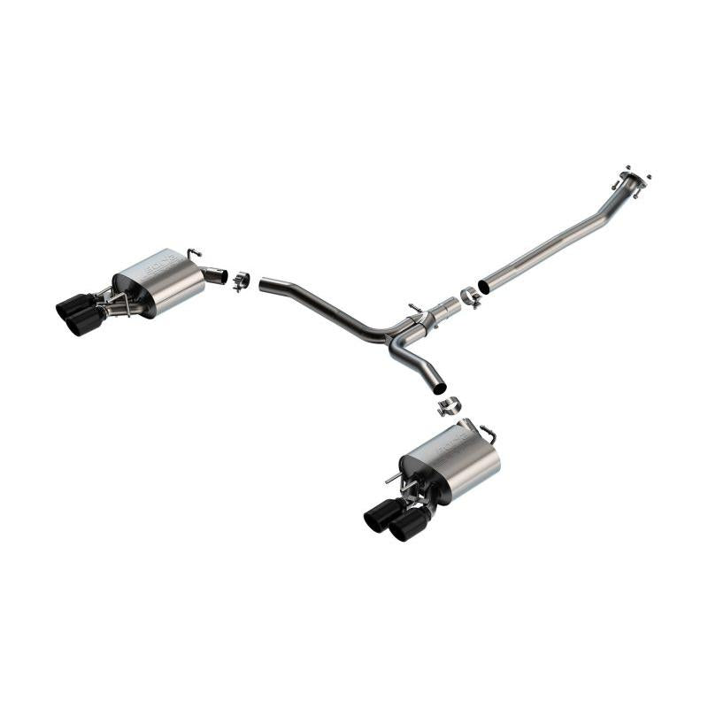 Borla 18-22 Toyota Camry XSE 2.5L i4 AT/MT FWD / 4DR S-TYPE Cat Back Exhaust (Black Chrome)-SR1 Performance