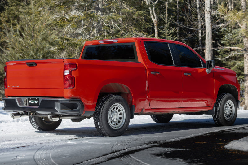 MBRP 2019+ Chevrolet Silverado 1500 / 2019+ GMC Sierra 1500 T304 SS 3in Armor Pro Cat-Back Exhaust-SR1 Performance