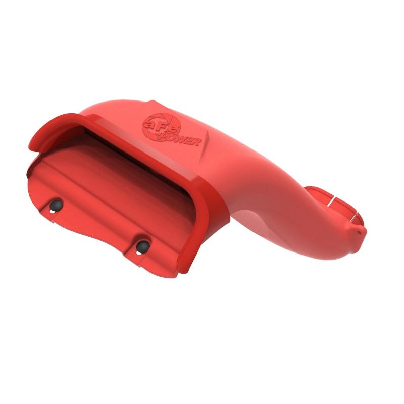 aFe Rapid Induction Dynamic Air Scoop 2021+ Ford F-150V6/V8 - Red-SR1 Performance