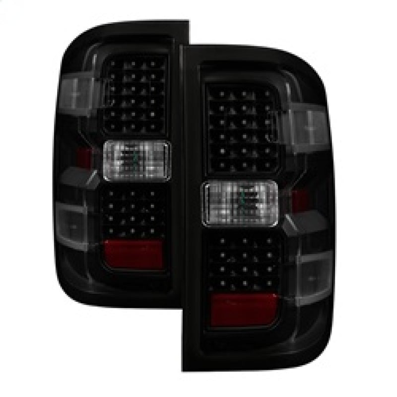 xTune Chevy 1500 14-16 / Silverado 2500HD/3500HD LED Tail Lights - Black Smoked ALT-JH-CS14-LED-BSM-SR1 Performance