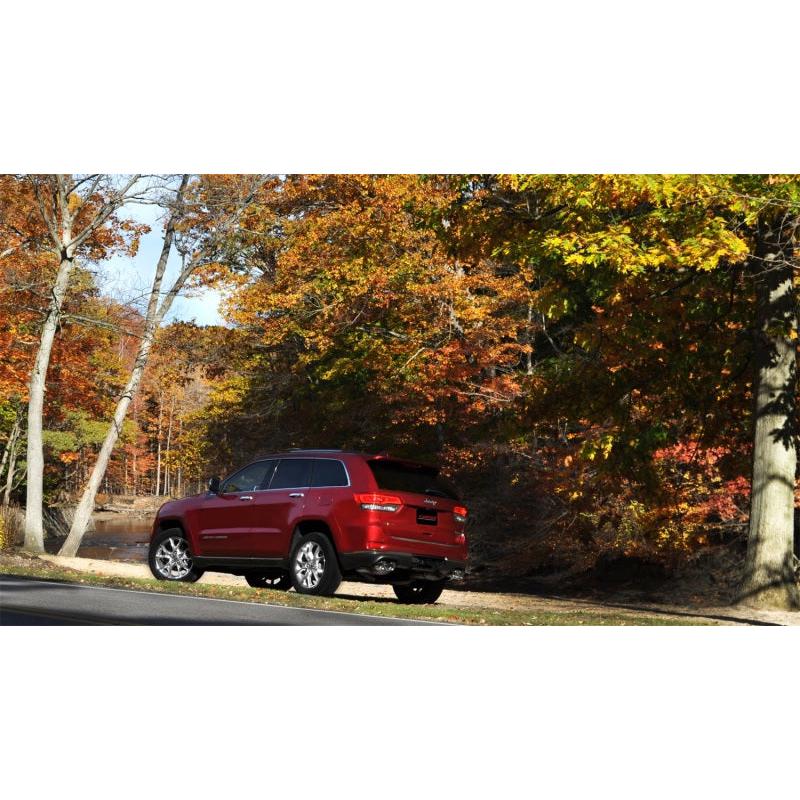 Corsa 2014-2021 Jeep Grand Cherokee Summit Edition Polished 2.5in Dual Rear Exit Cat-Back Exhaust-SR1 Performance