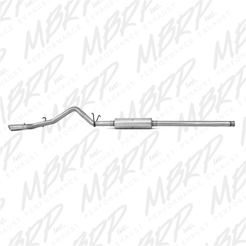 MBRP 14 Chevy/GMC 1500 Silverado/Sierra 4.3L V6/5.3L V8 Single Side Exit AL 3in Cat Back Exhaust-SR1 Performance