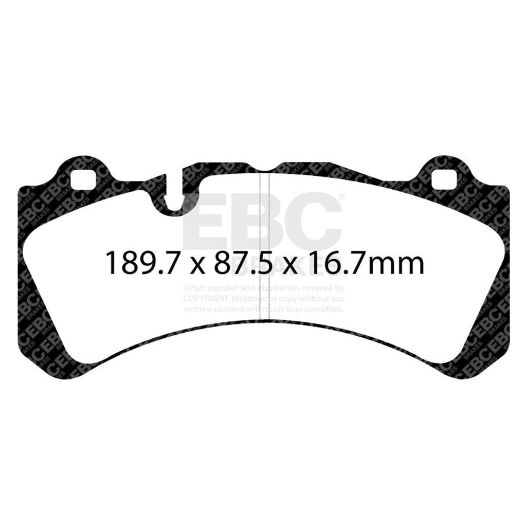 EBC Bluestuff NDX Front Brake Pads for 2016-2023 Volvo S60 and V60 Models