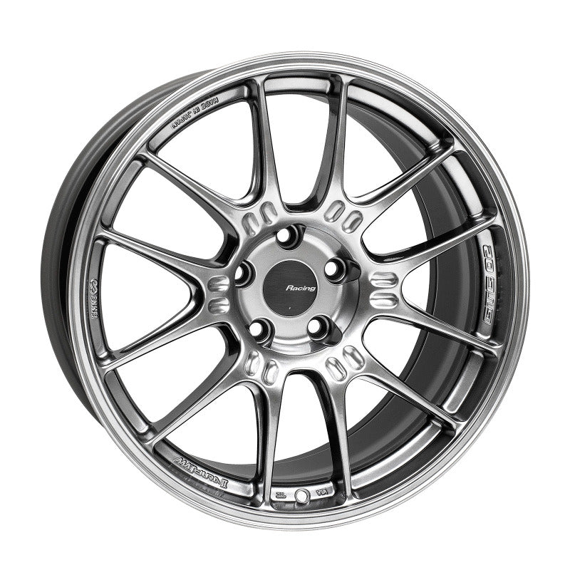 Enkei GTC02 18x9 5x112 25mm Offset 66.5mm Bore Hyper Silver Wheel-SR1 Performance