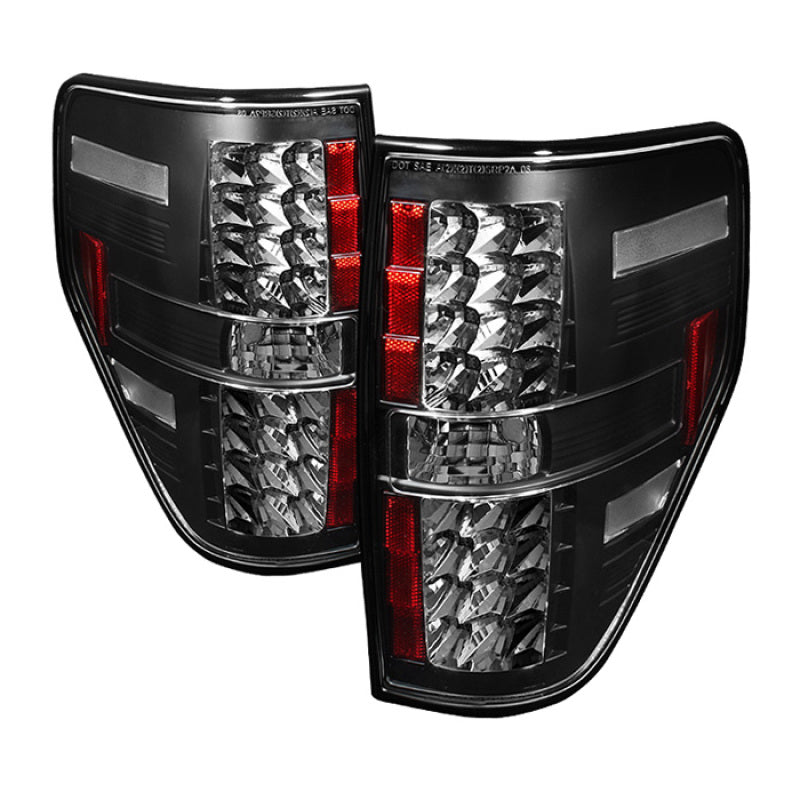 Spyder Ford F150 09-14 LED Tail Lights Black ALT-YD-FF15009-LED-BK-SR1 Performance