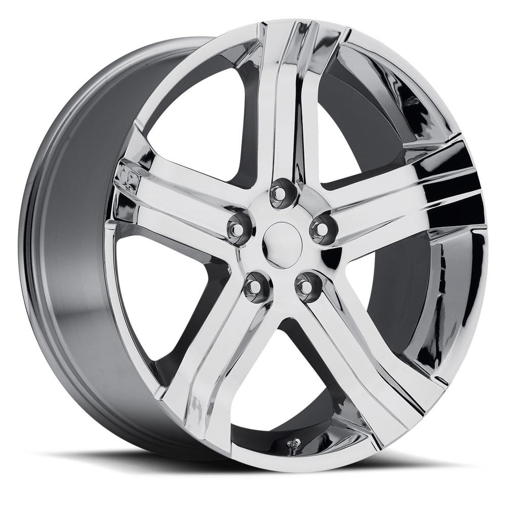 24X10 5X5.5 +25 HB 77.8 2013 DODGE RAM RT CHROME WITH CAP-SR1 Performance