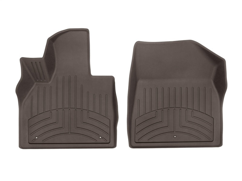 WeatherTech FloorLiner HP for Hyundai Palisade 2020-2023, Cocoa, Front - Custom Fit Waterproof Floor Protector